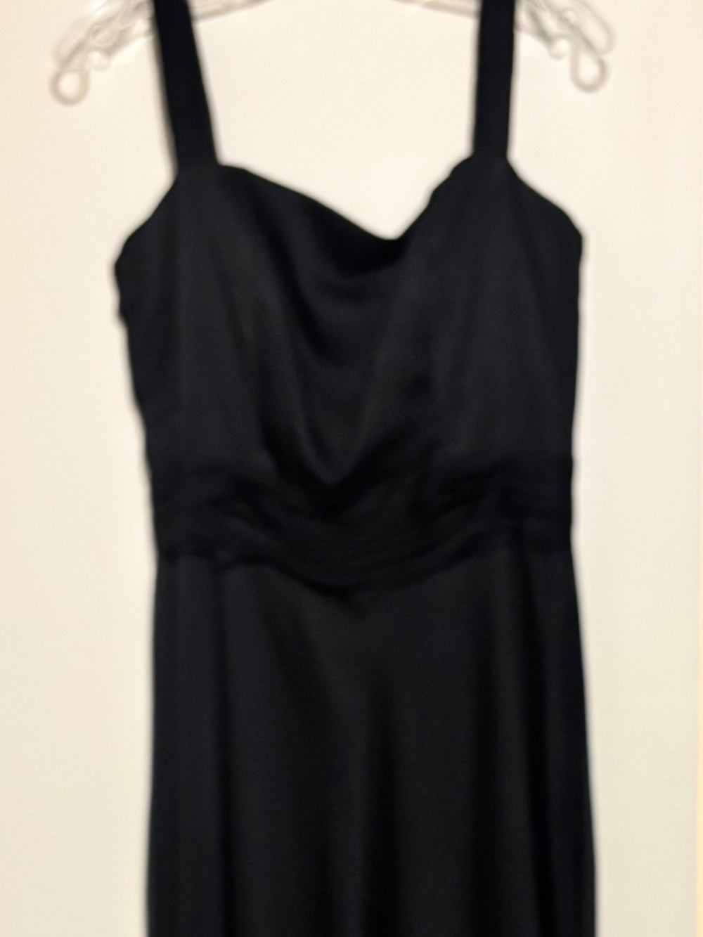 Black bridesmaids dress with bonjng.  Size 12.